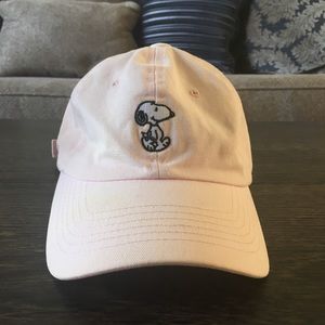 Peanuts Cotton Snoopy Curved Cap